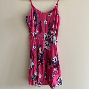 Pink floral old navy dress